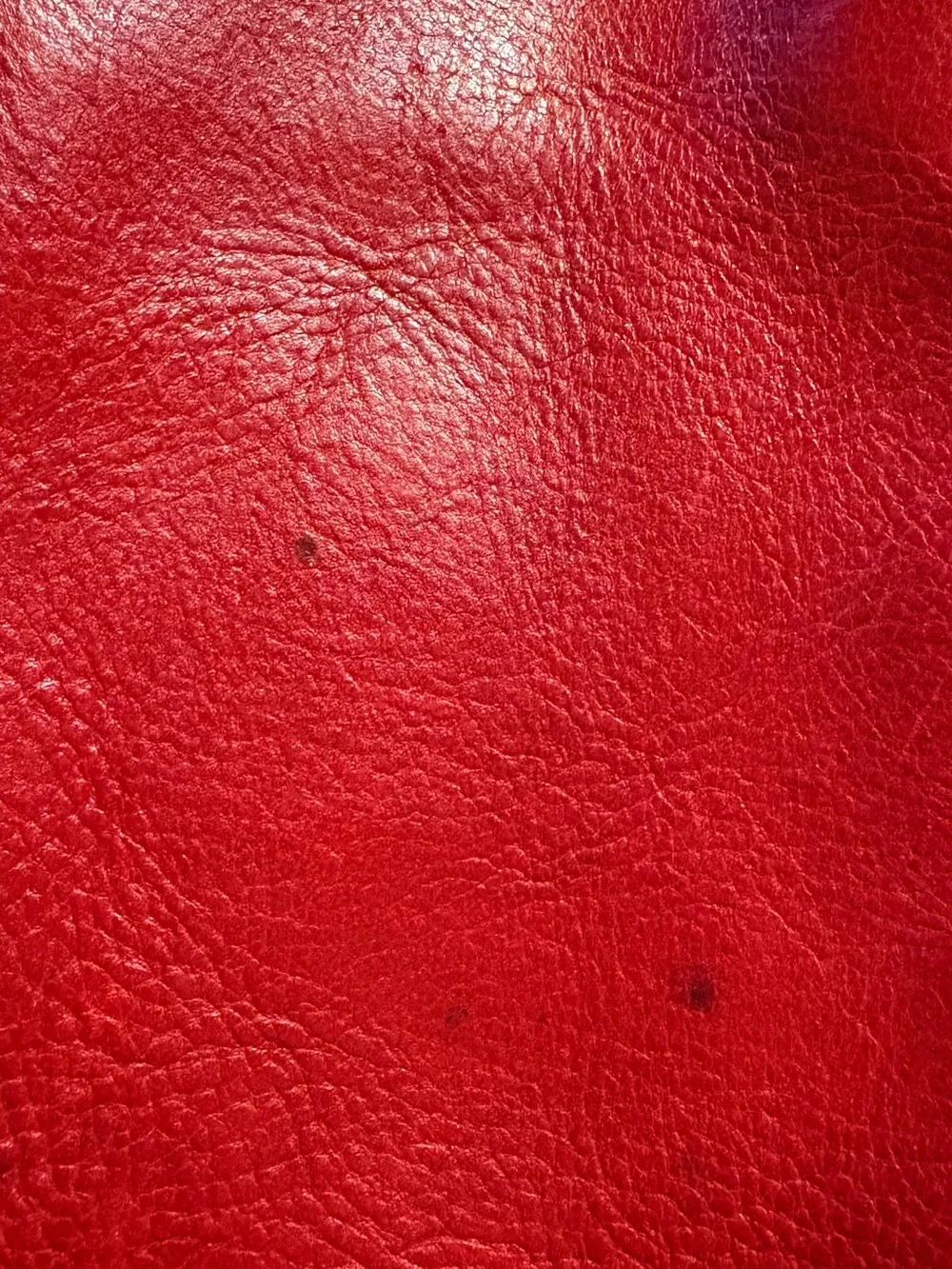 Fossil Deep Red Leather Shoulder Bag